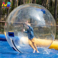 NB-BA003 Person Inside Clear TPU PVC Inflatable Roller Water Walking Toy Ball