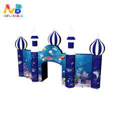 NB-AR006 Carnival Festival Use Inflatable Circus Arch For Outdoor Decoration