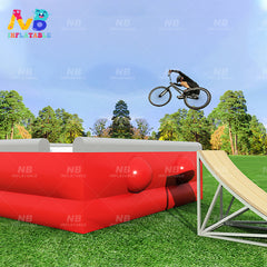 NB-AB010 Customized small size mountain bike skateboard training landing airbag inflatable skiing airbag
