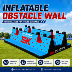 NB-OB063 Inflatable 5k Obstacle Course Outdoor Challenge Race Equipment For Events And Team Building