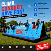NB-OB063 Inflatable 5k Obstacle Course Outdoor Challenge Race Equipment For Events And Team Building