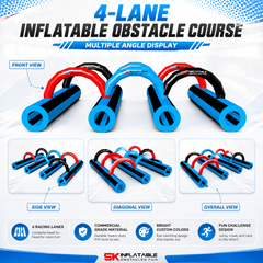 NB-OB064 Commercial Inflatable 5k Obstacle Course For Outdoor Sports Events And Family Fun Activities