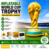 NG-SG091 Giant Inflatable World Cup Trophy Replica Commercial PVC Sports Event Decoration Blow Up Football Trophy For Promotion Party Stadium Display