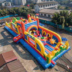 NB-OB044 Carnival playground giant jungle jeux enfant gonflable jumping bouncer castle inflatable amusement park