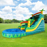 NB-SL043 Custom Tropical fiesta breeze waterslides commercial grade inflatable water slide for kids adults
