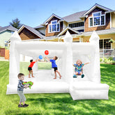 PM-001 Commercial Luxury All White Wedding Bouncer Jumping Bouncy Castle Inflatable White Bounce House