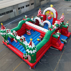 NB-OB035 Outdoor kids backyard party jumper house bouncy castle toboggan gonflable combo games with slide