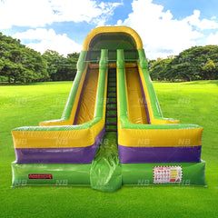 NB-SL049 Popular inflatable bounce small inflatable water slide garden swimming pool with slide for sale rental