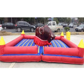 NG-SG046 Adults games electric mechanical rodeo bull commercial riding sport machine controls inflatable mechanical bull ride