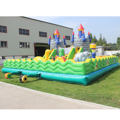 NB-BC042 Inflatable bounce house and inflatable slide combination Inflatable dry slide and wet slide for kids and adults