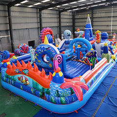 NB-OB040 Playground amusement park maison gonflable enfant bouncy castle inflatable bouncer bounce house combo