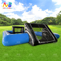 NG-SG041 Event Rentals Family Entertainment Iceless Sports Floor Curling Rink Street Curling Inflatable Games For Children