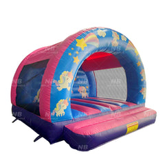 NB-BC094 Commercial inflatable air jumper disco jump bouncer house bouncy castle bounce house for kids adult party