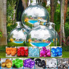 NB-MB016 Inflatable Mirror Ball Disco Decoration Blow up Sphere Balloon Big Shinny Inflatable Mirror Ball\/Sphere for Event Party