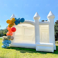 NB-WH009 White Wedding Jumping Bouncer Castle Custom White Wedding Bounce House Inflatable for Kid