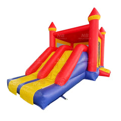 NB-BC092 Commercial bounce house with slide for party inflatable jumping haunted bouncer bouncy castle bounce for kids play outdoor