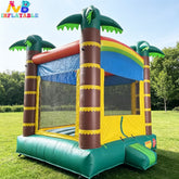 NB-BC119 Tropical Palm Tree Inflatable Bounce House Kids Outdoor Party Jumping Castle Commercial Use