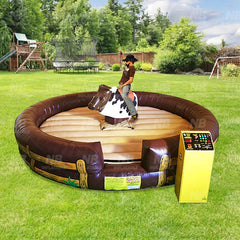 NG-SG054  Amusement party commercial inflatable mechanical bull bullfighting inflat games inflatable rodeo bull riding machine for adult
