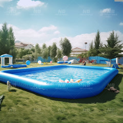 NB-WTP001 Hot sale kids summer water party pool rainbow ring inflatable play center pool garden kiddie pool