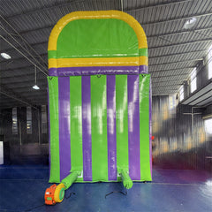 NB-SL030 Purple tropical waterslide combo bounce house inflatable water slide with pool bounce house water slides inflat slide
