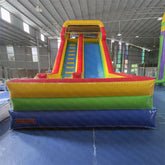 NB-SL031 Double slide large pool inflatable water slide with removable handrails Outdoor indoor sports inflatable toy games