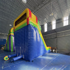 NB-SL031 Double slide large pool inflatable water slide with removable handrails Outdoor indoor sports inflatable toy games