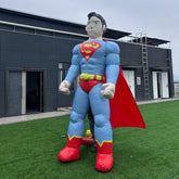 NB-CT031 Inflatable Superman Cartoon PVC Inflatable Balloon for Outdoor Events Advertising Custom High With Blower