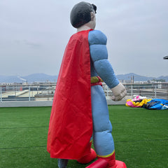 NB-CT031 Inflatable Superman Cartoon PVC Inflatable Balloon for Outdoor Events Advertising Custom High With Blower