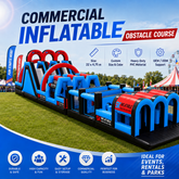 NB-OB069 Heavy Duty Inflatable 5k Obstacle Course Racing Equipment For Parks Schools And Corporate Events
