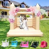 NB-WH010 Inflatable White Bounce House Professional Jumping Bouncy Castle Bouncer for Wedding Party