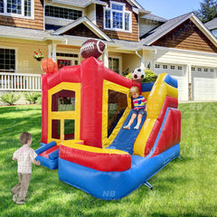 BC-224 Wholesale commercial kids bounce house with slide inflatables water combo bounce jump castle inflatable bouncer