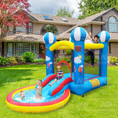 NB-HL037 Bounce House Bouncy  Castle Kids Inflatable Jumping Castle Inflatable Bouncy Castle With Slide For Kids