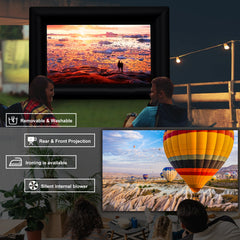 NB-SC001 14ft Inflatable Projector Screen Pvc Inflatable Movie Screen Outdoor For Theater Rear Screen Movie Inflatable