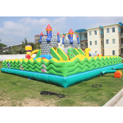 NB-BC042 Inflatable bounce house and inflatable slide combination Inflatable dry slide and wet slide for kids and adults