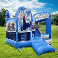NB-BC102 Frozen castle playground bounce house commercial party jumping castles  outdoor inflatable bounce house for kids
