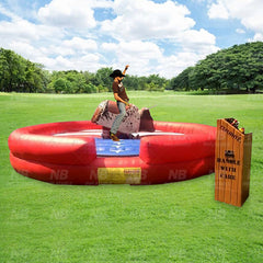 NG-SG058  Commercial adults viehmaschinen outdoor bouncer games rodeo ride inflatable mechanical bull ride machine adults for sale
