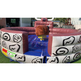 NG-SG045 Commerciale rodeo bull ride sport games controls adult jeux gonflables inflatable mechanical bull for carnival