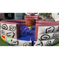 NG-SG045  Commerciale rodeo bull ride sport games controls adult jeux gonflables  inflatable mechanical bull for carnival