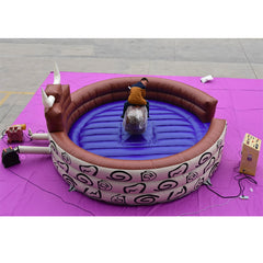 NG-SG047  Mechanical bull commercial outdoor ride kids adult style inflatable bouncer fight sport game ride price crazy rodeo bull game