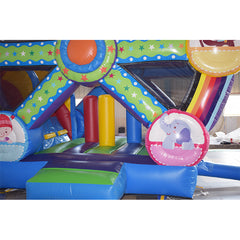 NB-BC045 Commercial indoor moon bounce house bouncy castle jumper with water slide inflatable mini used moonwalker jumping bouncer