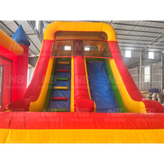 NB-BC115 Commercial Bounce House with Slide Giant Colorful Inflatable Castle Combo Inflatable Jumping House
