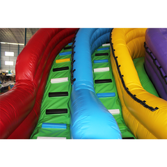 NB-SL036 Popular inflatable bounce small inflatable water slide garden swimming pool with slide for sale rental