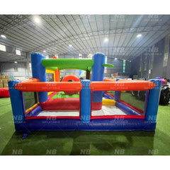 NB-BC104 Kids inflatable moonwalk combo  jumper bouncer bouncy castle commercial jumping bounce house party for sale