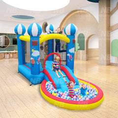 NB-HL037 Bounce House Bouncy  Castle Kids Inflatable Jumping Castle Inflatable Bouncy Castle With Slide For Kids