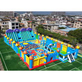 NB-OB055 Commercial juegos inflables para parque infantil large adults challenge game playground inflatable obstacle course