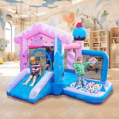 NB-HL038 Home Use Kids Playground Inflatable Water Slide Combo Inflatable Bouncer Jumping Castle Bounce House For Kids