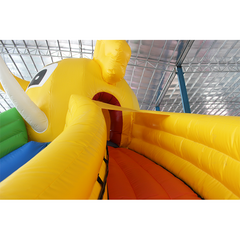 NB-SL037 Large adult size inflatable backyard slides and pool commercial inflatable water slide China with pool for sale