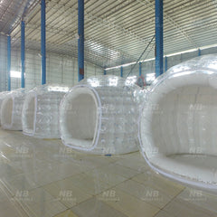 NB-TE037 Commercial portable black white blow up party house inflatable dj led booth tente gonflable blowup tent inflatable nightclub