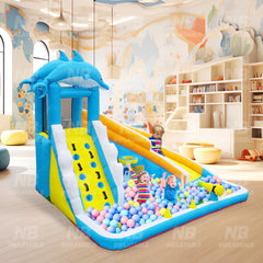 NB-HL036 Customizable Kids Bounce House Party Home Use Bouncer Inflatable Slide Inflatable Bouncer Bouncy Castle Bounce House