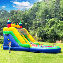 NB-BC108 Inflatable moonwalk bouncer bouncy castle house combo commercial bounce house jumping castle for party kids inflatable bouncer
